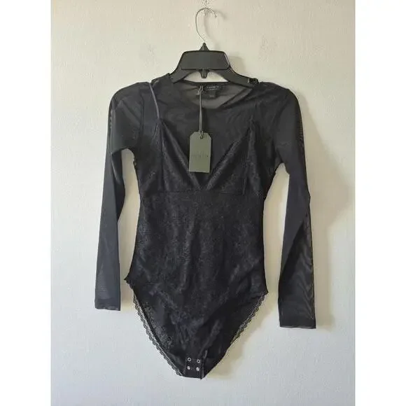 AllSaints Nyla Lace Bodysuit NWT Intimates & Sleepwear